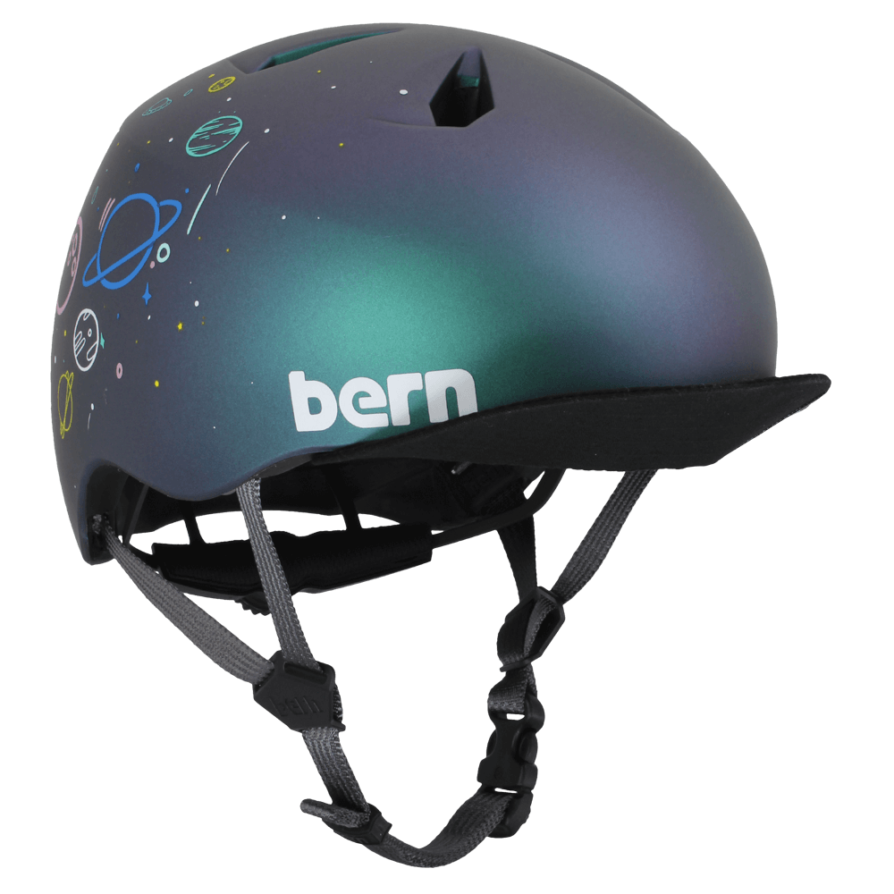 bern nina bike helmet Nino DVRT Youth Color:Clear Glitter Gill New rod's today : s24lifestyle Patented Flip Visor Included.