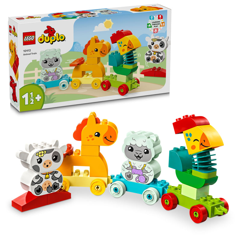 Load image into Gallery viewer, LEGO DUPLO My First Animal Train Learning Toy 10412
