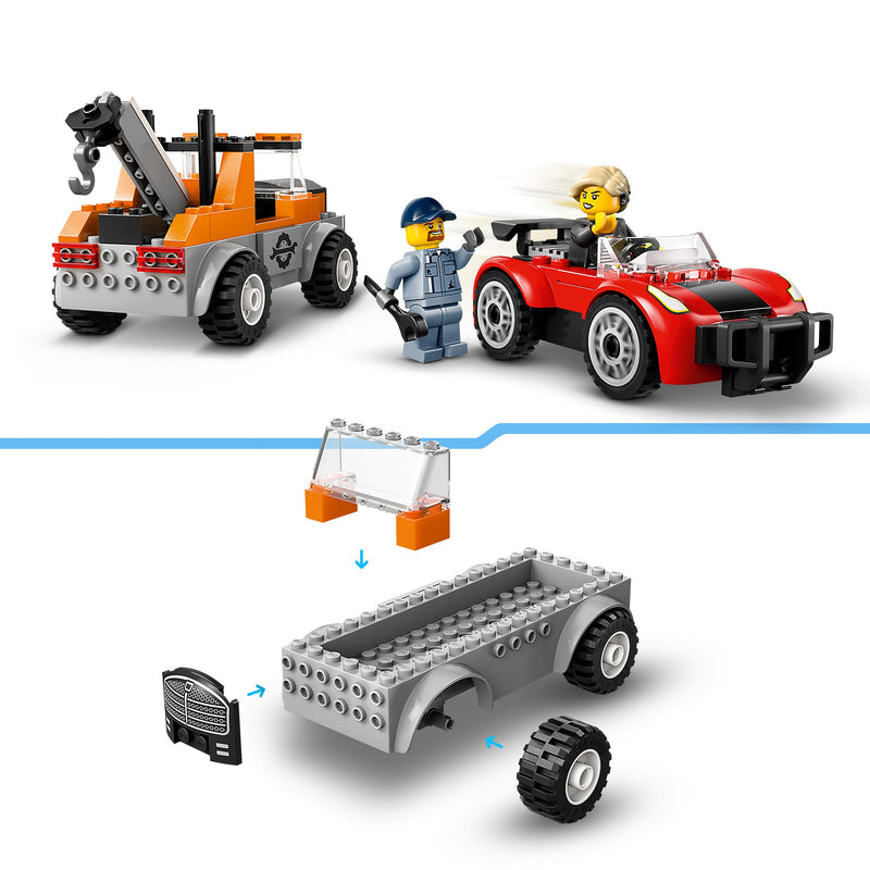 Load image into Gallery viewer, LEGO City Tow Truck and Sports Car Repair Toy 60435
