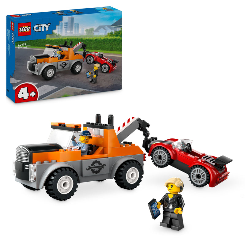 Load image into Gallery viewer, LEGO City Tow Truck and Sports Car Repair Toy 60435
