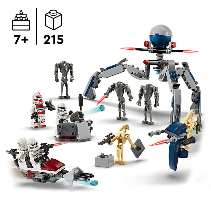 Load image into Gallery viewer, LEGO Star Wars Clone Trooper &amp; Battle Droid Battle Pack 75372
