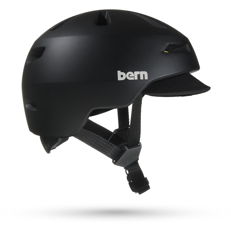 Load image into Gallery viewer, Bern Brentwood Jr. MIPS Helmet - Matte Black
