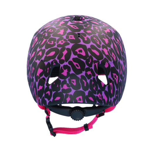 Bern Nina DVRT Youth Helmet - Matte Purple Leopard