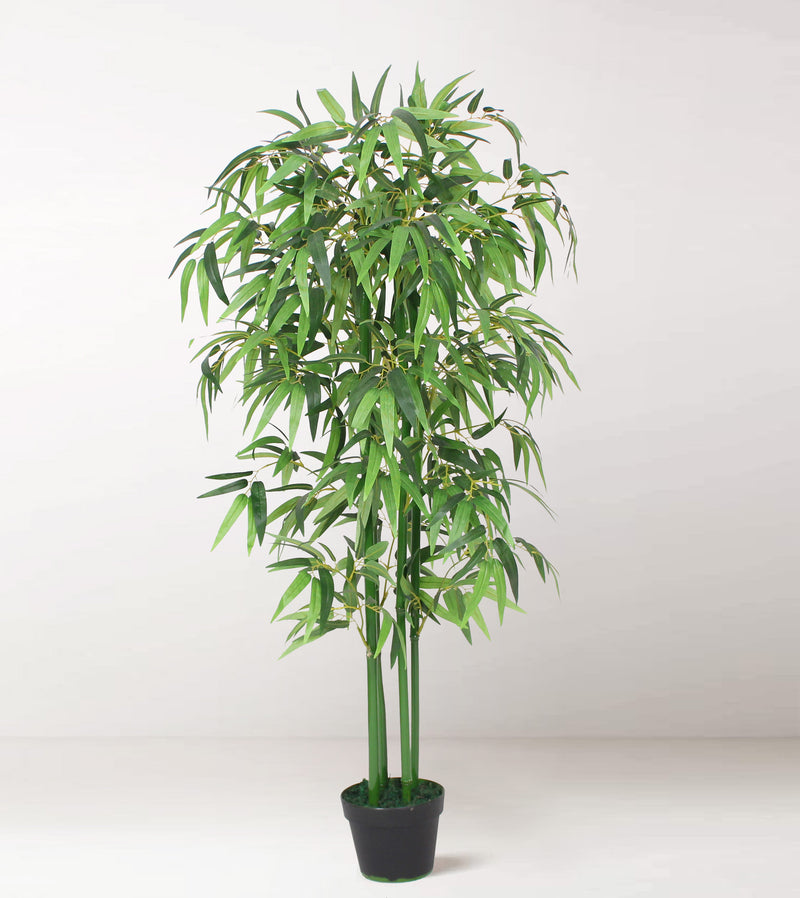 Load image into Gallery viewer, Tradala 4ft Lush Artificial Tree Bamboo 120cm / 4ft Tall in Plant Pot - For Home Living Room Indoors
