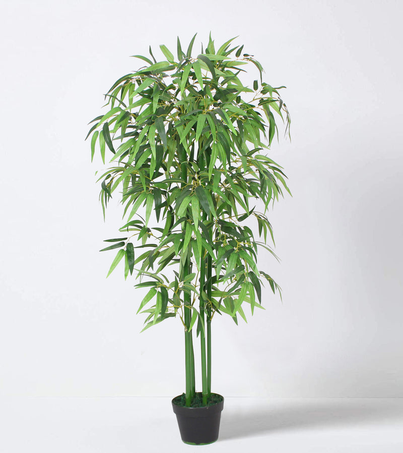 Load image into Gallery viewer, Tradala 4ft Lush Artificial Tree Bamboo 120cm / 4ft Tall in Plant Pot - For Home Living Room Indoors
