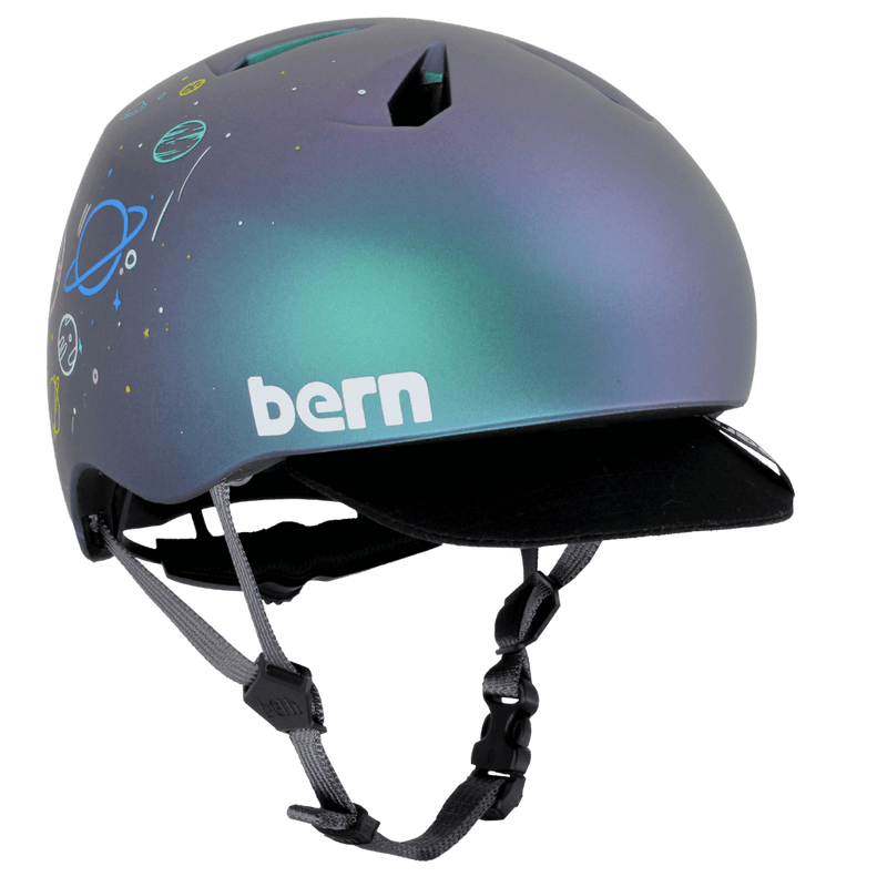 Load image into Gallery viewer, Bern Nino DVRT Youth Helmet - Metallic Space Splat
