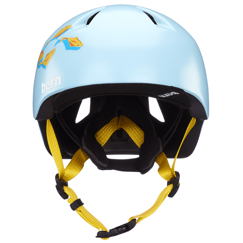 Load image into Gallery viewer, Bern Tigre Youth Helmet - Satin Blue Goldfish
