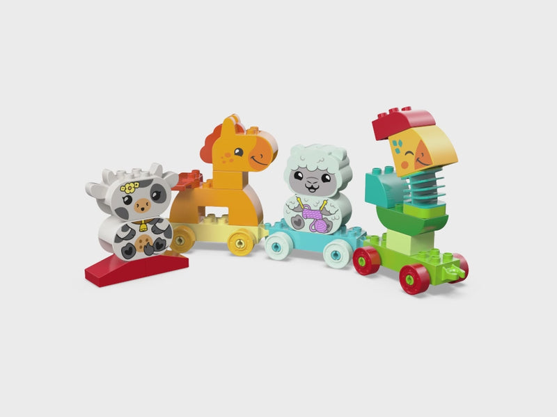 Load and play video in Gallery viewer, LEGO DUPLO My First Animal Train Learning Toy 10412
